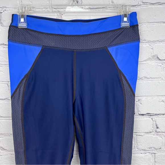 Athleta Tri-ssential Colorblock Swim Capri Sz M - Picture 3 of 13